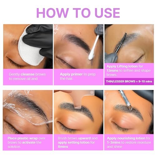 CLIONE PRIME At Home Brow Lamination Kit - DIY Eyebrow Lamination Kit, Professional Eyebrow Perm Kit, Instant DIY Eyebrow Lift Kit for Fuller Thicker Brows, Lasts Up to 8 Weeks Avelisse