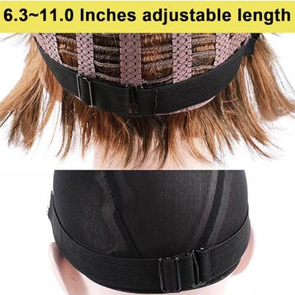 2 PCS Adjustable Elastic Band for Wigs - Removable Nonslip Wig Strap for Glueless Wig Making, Black
