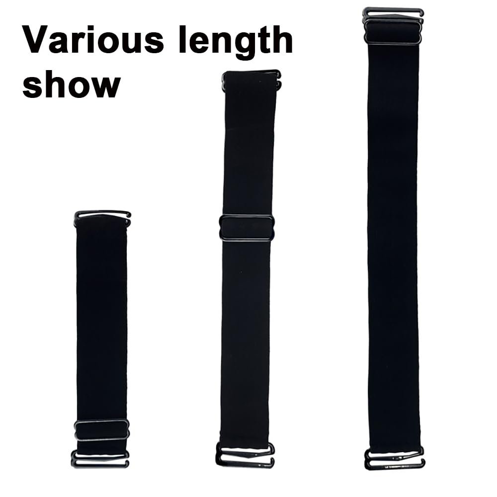 2 PCS Adjustable Elastic Band for Wigs - Removable Nonslip Wig Strap for Glueless Wig Making, Black - görsel 9