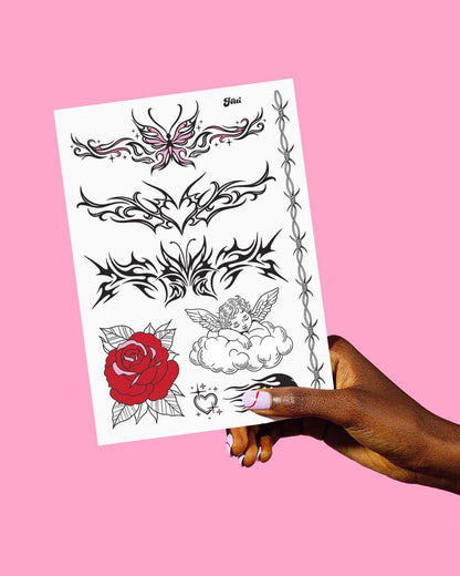 xo, Fetti Realistic Temporary Tattoos - 28 Unique Styles for Bachelorette Favors, Birthday Gifts & Festival Accessories