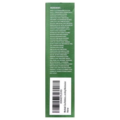 Meebak Cica Redness Solution Lite – Green Color Correcting CC Cream with Niacinamide & Centella Asiatica, Korean Tone Up Cream, Tinted Moisturizer for Sensitive, Fair to Medium Skin Avelisse