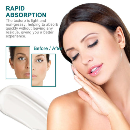 Retinol Collagen Cream with 5% Hyaluronic Acid - Anti-Aging Face Moisturizer for Firming, Lifting & Wrinkle Reduction - 24-Hour Hydration for All Skin Types