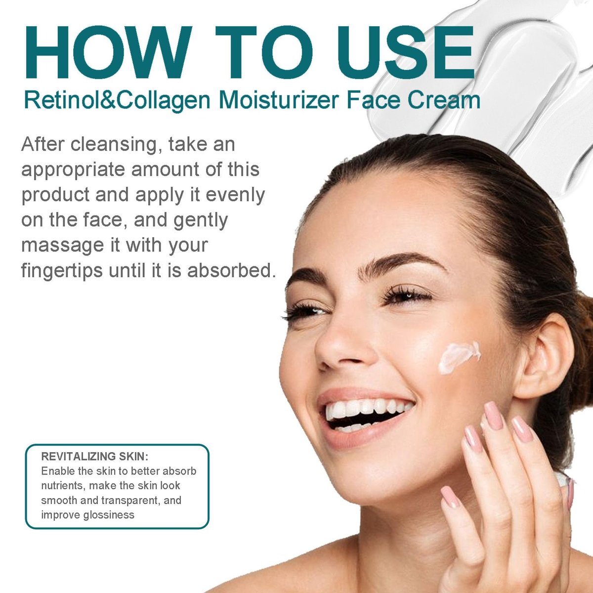 Retinol Collagen Cream with 5% Hyaluronic Acid - Anti-Aging Face Moisturizer for Firming, Lifting & Wrinkle Reduction - 24-Hour Hydration for All Skin Types - görsel 17