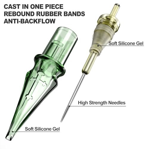 Solong Tattoo Pro 20-Pack Disposable Tattoo Cartridge Needles - 1009 Round Shader M-Taper (1009RS-M) - görsel 4