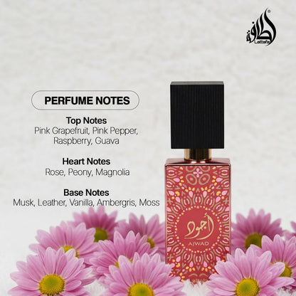 Lattafa Ajwad Pink To Pink Eau de Parfum for Women - 60 ml / 2.04 oz Avelisse