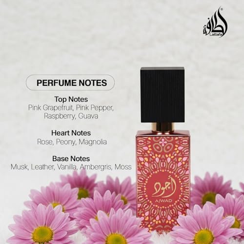 Lattafa Ajwad Pink To Pink Eau de Parfum for Women - 60 ml / 2.04 oz Avelisse