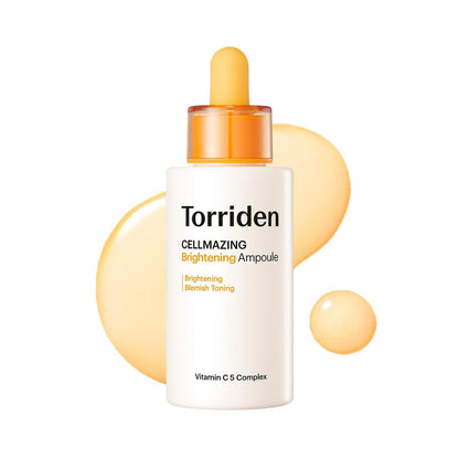 Torriden CELLMAZING Vita C Ampoule 30ml - Refining Pores & Skin Texture with 5D Vitamin C, Seaweed Complex & Panthenol | Korean Facial Serum Avelisse