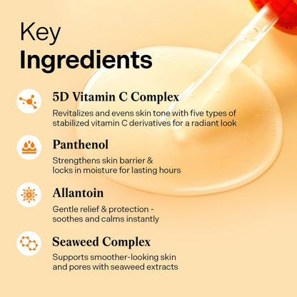 Torriden CELLMAZING Vita C Ampoule 30ml - Refining Pores & Skin Texture with 5D Vitamin C, Seaweed Complex & Panthenol | Korean Facial Serum Avelisse