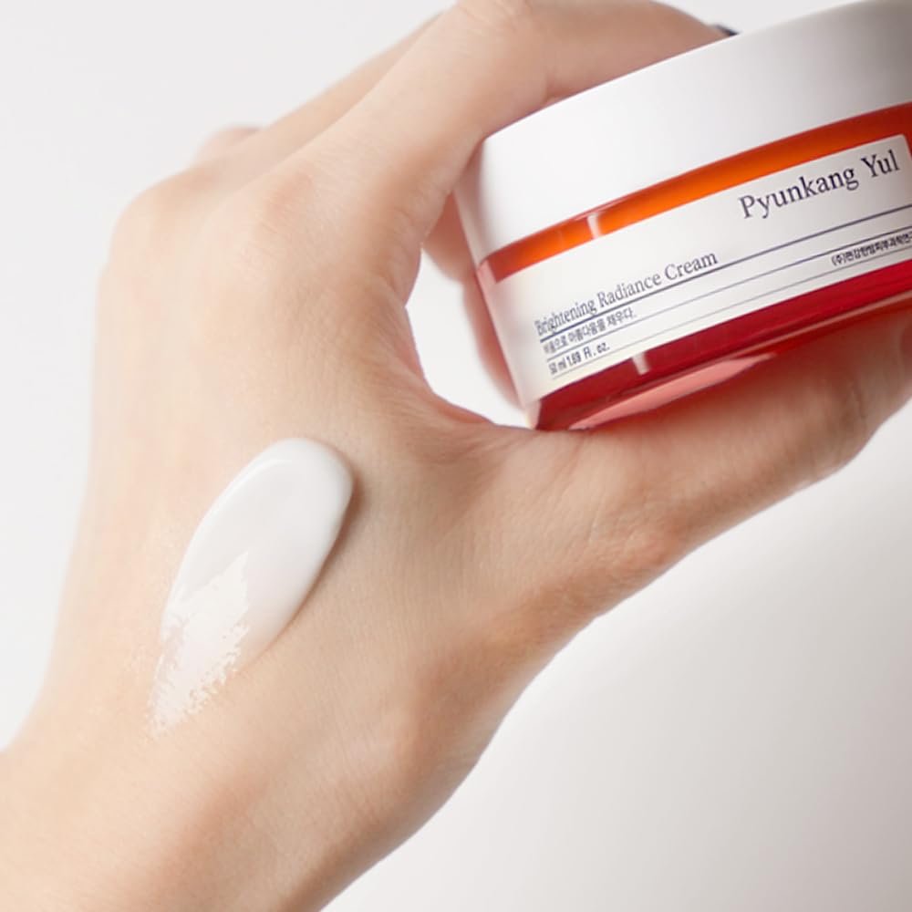 Pyunkang Yul Radiance Vita Cream with Vitamin C and Pearl Extract - Moisturizing Cream for Radiant Skin, 1.69 fl oz Avelisse