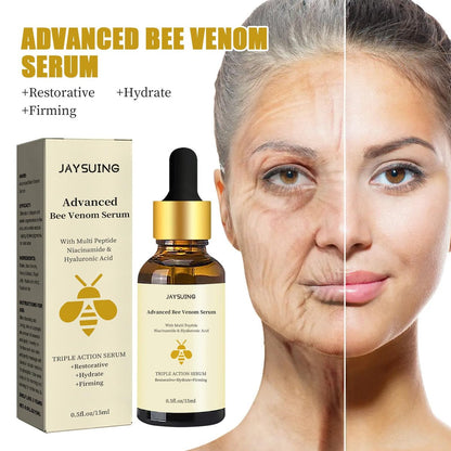 Advanced Bee Venom Serum - Anti-Aging Facial Serum to Refine Fine Lines & Wrinkles, Hydrating Face Essence for Youthful Skin