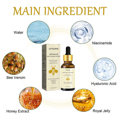 Advanced Bee Venom Serum - Anti-Aging Facial Serum to Refine Fine Lines & Wrinkles, Hydrating Face Essence for Youthful Skin