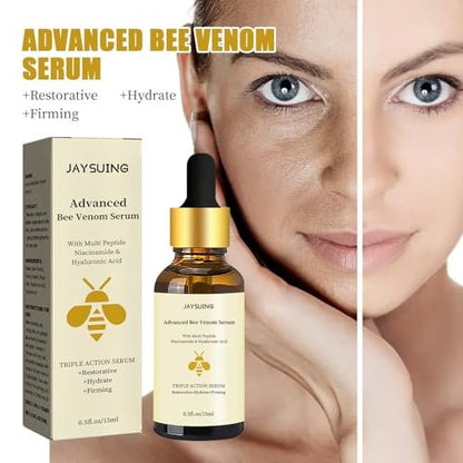 Advanced Bee Venom Serum - Anti-Aging Facial Serum to Refine Fine Lines & Wrinkles, Hydrating Face Essence for Youthful Skin