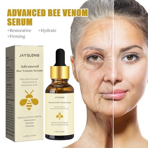 Advanced Bee Venom Serum - Anti-Aging Facial Serum to Refine Fine Lines & Wrinkles, Hydrating Face Essence for Youthful Skin - görsel 18