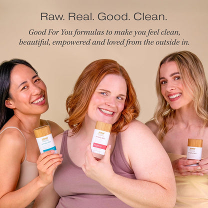 RAW SUGAR Simply Deo Bundle (Pack of 3) - Aluminum Free Deodorant Stick, Beach Rose + Aloe Scent, Whole Body Deodorant for Women & Men, Clean Formulated without Aluminum, Baking Soda, Talc & Parabens Avelisse