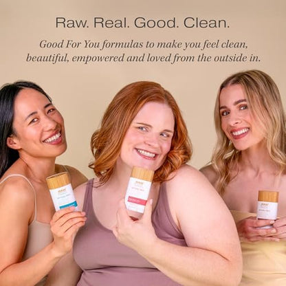 RAW SUGAR Simply Deo Bundle (Pack of 3) - Aluminum Free Deodorant Stick, Beach Rose + Aloe Scent, Whole Body Deodorant for Women & Men, Clean Formulated without Aluminum, Baking Soda, Talc & Parabens Avelisse
