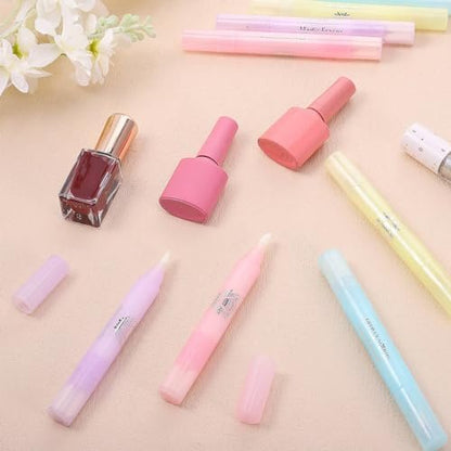 GGSTDDUP 8-Pack Nail Polish Remover Pens - Precision Gel & Regular Polish Corrector with Cotton Tips for Nail Art DIY and Cuticle Edge Cleaning