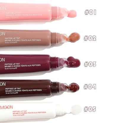DENESTUP Lip Jam Hydrating Lip Gloss Set - 5 Nude Glitter Glossy Plumping Lipglosses with High Shine Glass Finish