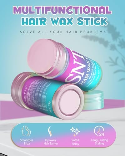 Samnyte Hair Wax Stick for Flyaway Control & Bun Making - 2.7 oz - görsel 4