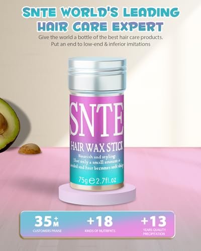 Samnyte Hair Wax Stick for Flyaway Control & Bun Making - 2.7 oz - görsel 16