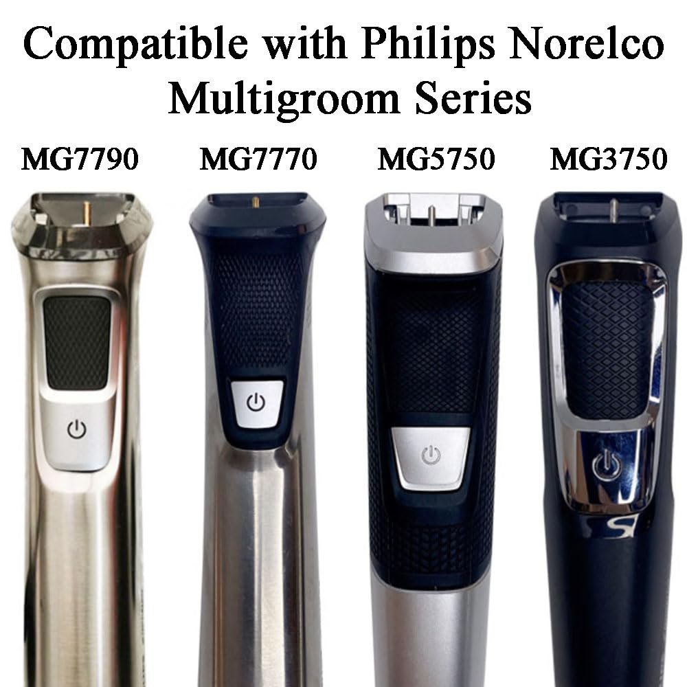Replacement Trimmer Head Mini Foil Blade Cutter Compatible with Philips Norelco Shaver Multigroom Models MG7750, MG7770, MG7790, MG7791, MG3750, MG5750, BT5511 Shaver Attachment Avelisse