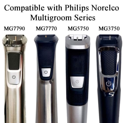 Replacement Trimmer Head Mini Foil Blade Cutter Compatible with Philips Norelco Shaver Multigroom Models MG7750, MG7770, MG7790, MG7791, MG3750, MG5750, BT5511 Shaver Attachment Avelisse
