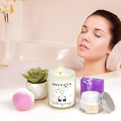 Ultimate Self Care Gift Basket for Women – Stress Relief & Spa Care Package for Mom, Wife, Friend, Birthday, Divorce, or Breakup Avelisse