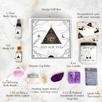 Ultimate Self Care Gift Basket for Women – Stress Relief & Spa Care Package for Mom, Wife, Friend, Birthday, Divorce, or Breakup Avelisse