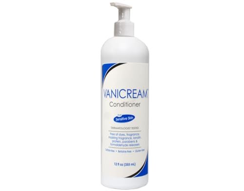Vanicream Shampoo and Conditioner Set for Sensitive Skin - Dermatologist Tested - 2 Bottles Each (12 Oz) - 4 Total Avelisse