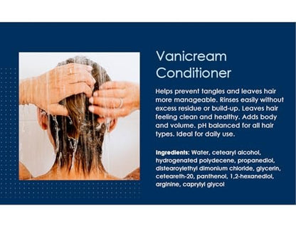 Vanicream Shampoo and Conditioner Set for Sensitive Skin - Dermatologist Tested - 2 Bottles Each (12 Oz) - 4 Total Avelisse
