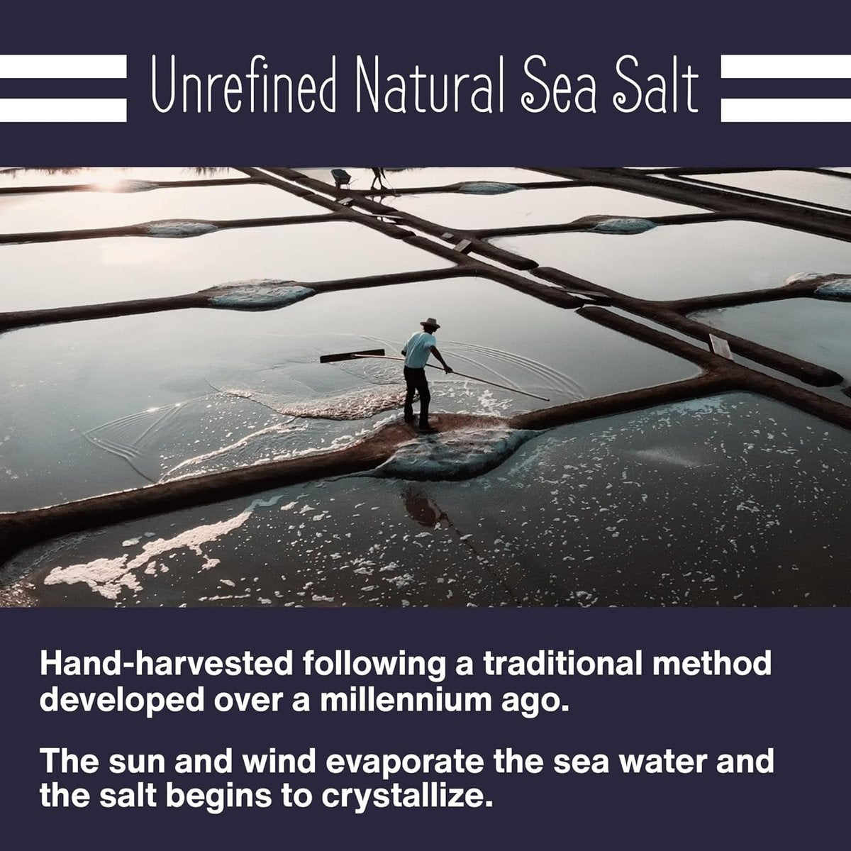 Le Marinier French Sea Salt Extra Fine, 8.81 oz – Organic Celtic Salt, 100% Natural, Mineral Rich, Unrefined, Hand Harvested - görsel 11