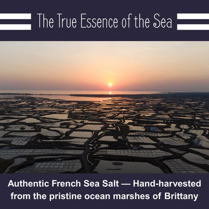Le Marinier French Sea Salt Extra Fine, 8.81 oz – Organic Celtic Salt, 100% Natural, Mineral Rich, Unrefined, Hand Harvested