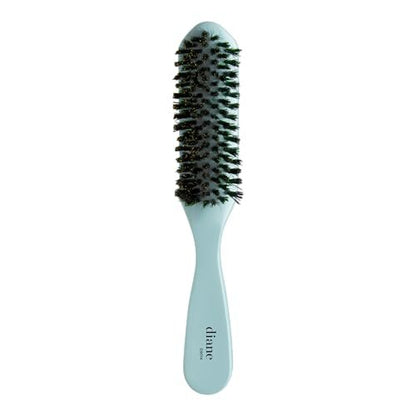 Diane Nylon Reinforced Boar Bristle Curved Smoothing Hair Brush – Tame Frizz & Flyaways, Glossy Finish for Ponytails, Buns & Updos