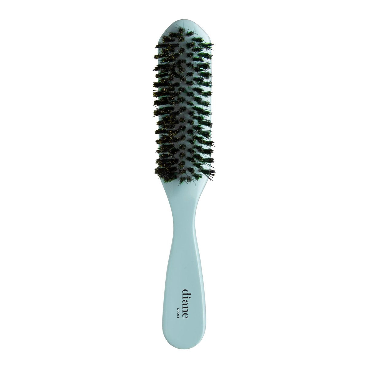 Diane Nylon Reinforced Boar Bristle Curved Smoothing Hair Brush – Tame Frizz & Flyaways, Glossy Finish for Ponytails, Buns & Updos - görsel 1