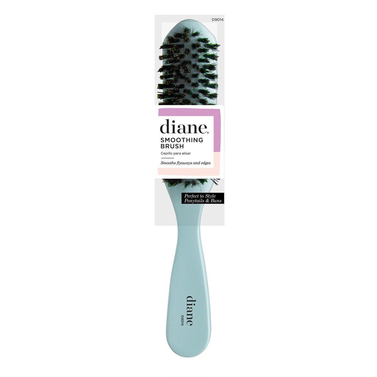 Diane Nylon Reinforced Boar Bristle Curved Smoothing Hair Brush – Tame Frizz & Flyaways, Glossy Finish for Ponytails, Buns & Updos - görsel 15