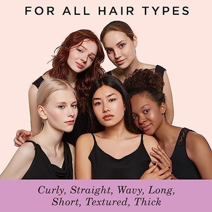Diane Nylon Reinforced Boar Bristle Curved Smoothing Hair Brush – Tame Frizz & Flyaways, Glossy Finish for Ponytails, Buns & Updos