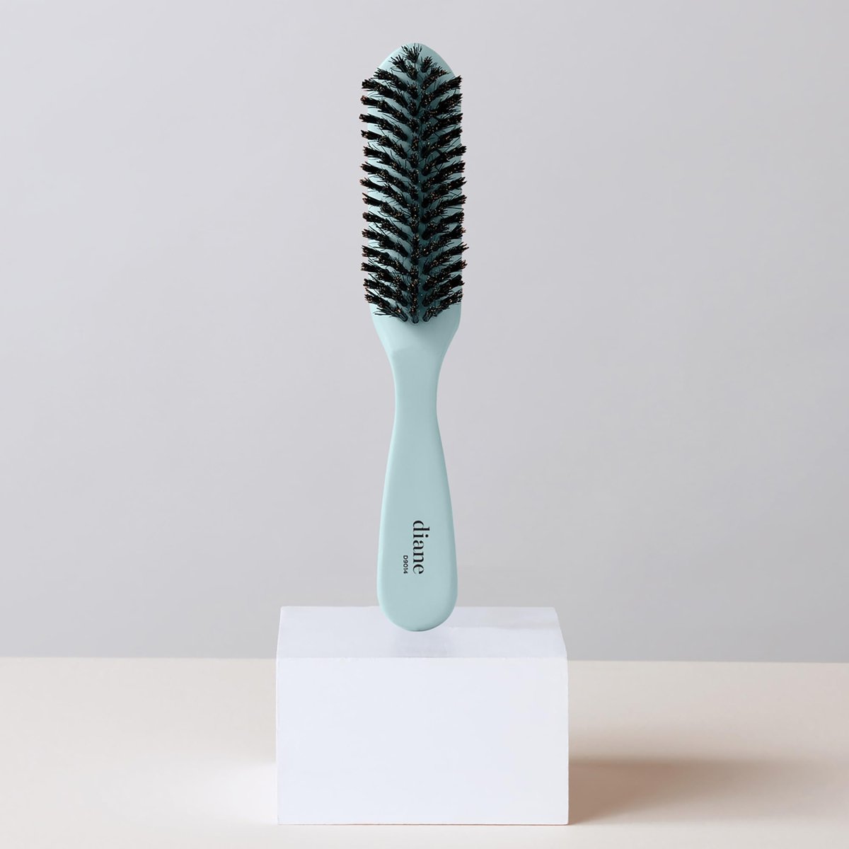 Diane Nylon Reinforced Boar Bristle Curved Smoothing Hair Brush – Tame Frizz & Flyaways, Glossy Finish for Ponytails, Buns & Updos - görsel 7