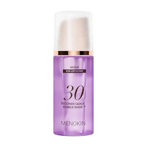MENOKIN 30 Seconds Quick Bubble Mask [REPAIR] - EGF Liposome Micro-bubbles for Deep Skin Restoration, Hypoallergenic Bubble Capsule, Korean Skin Care Essential, 70 Uses, 3.21 Fl Oz Avelisse