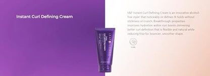 Leaf & Flower Instant Curl Defining Cream – 6oz/180ml | Moisturizing Curl Enhancer for Defined, Frizz-Free Curls Avelisse