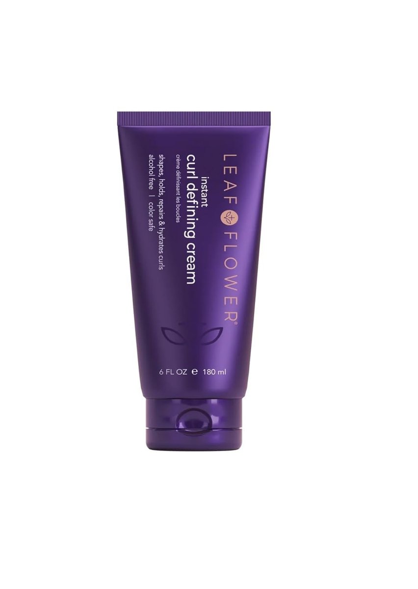 Leaf & Flower Instant Curl Defining Cream – 6oz/180ml | Moisturizing Curl Enhancer for Defined, Frizz-Free Curls Avelisse