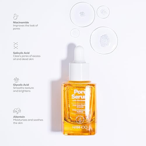 Hanhoo Pore Collection: Pore Cleanser, Serum & T-Zone Pore Patches with Niacinamide and Salicylic Acid | Korean Skincare Routine for Clogged Pores - görsel 10