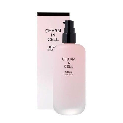 CHARMZONE Charm-in-Cell Ritual Emulsion Lotion - EFG Triple Peptide Face Moisture Firming Korean Anti-Aging Skincare (3.72 fl.oz / 110ml)