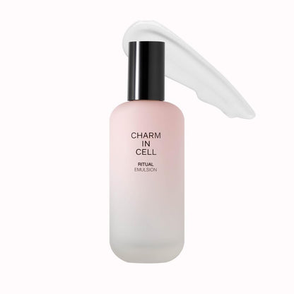 CHARMZONE Charm-in-Cell Ritual Emulsion Lotion - EFG Triple Peptide Face Moisture Firming Korean Anti-Aging Skincare (3.72 fl.oz / 110ml)