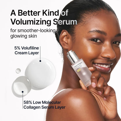 SUNGBOON EDITOR Deep Collagen Serum with 5% Volufiline, 58% Low Molecular Collagen & 2% Niacinamide - Hydrating & Smoothing Face Serum, Korean Skincare, 1.01 fl oz Avelisse
