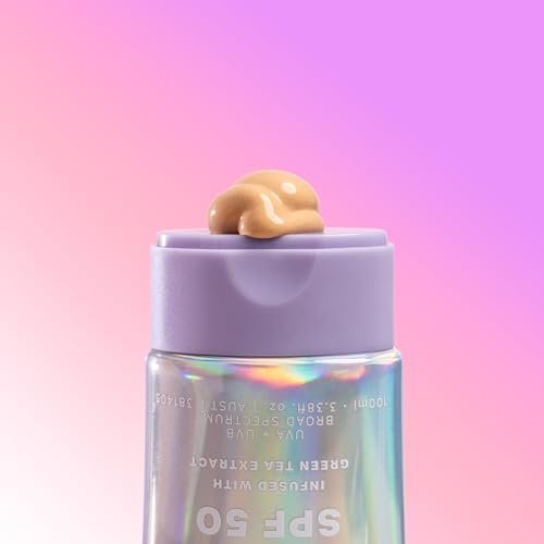 Naked Sundays SPF50 Golden Glow Body Sunscreen – Broad Spectrum UVA/UVB Protection, Glowy & Shimmering, Fragrance-Free, Firming, Non-Transfer SPF Lotion – 100ml Avelisse