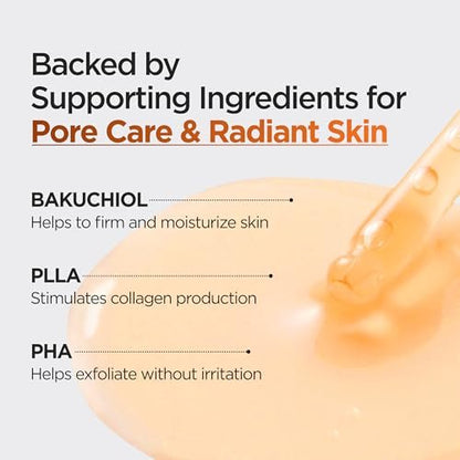 P.CALM Retinolagen Ampoule – Retinol & Vegan Hydrolyzed Collagen for Pore Tightening, Wrinkles, and Fine Line Care, Korean Glass Skin (30ml / 1.01 fl.oz) Avelisse