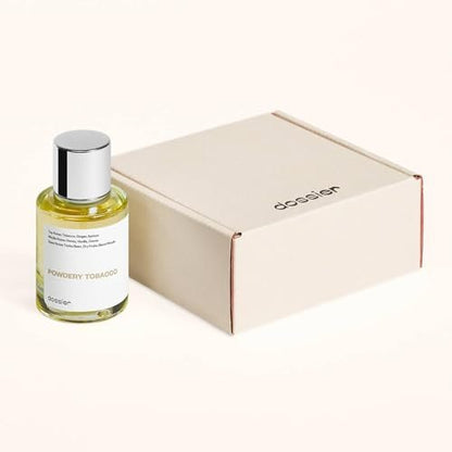 Dossier Powdery Tobacco Eau de Parfum – Inspired by Tobacco Vanille – Unisex Luxury Fragrance, 1.7 oz (50 ml) Avelisse