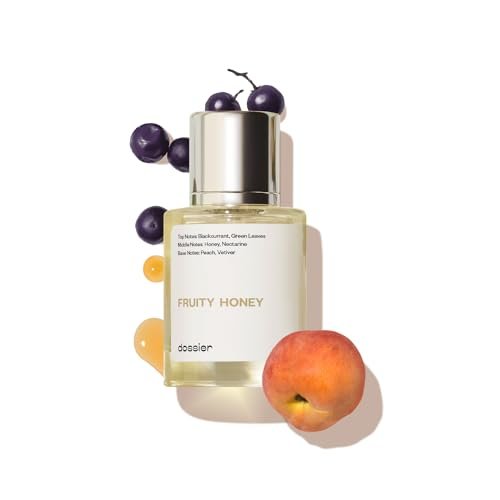 Dossier Fruity Honey Eau de Parfum – Inspired by Nectarine Blossom & Honey – Vegan, Paraben-Free Unisex Fragrance 50ml Avelisse