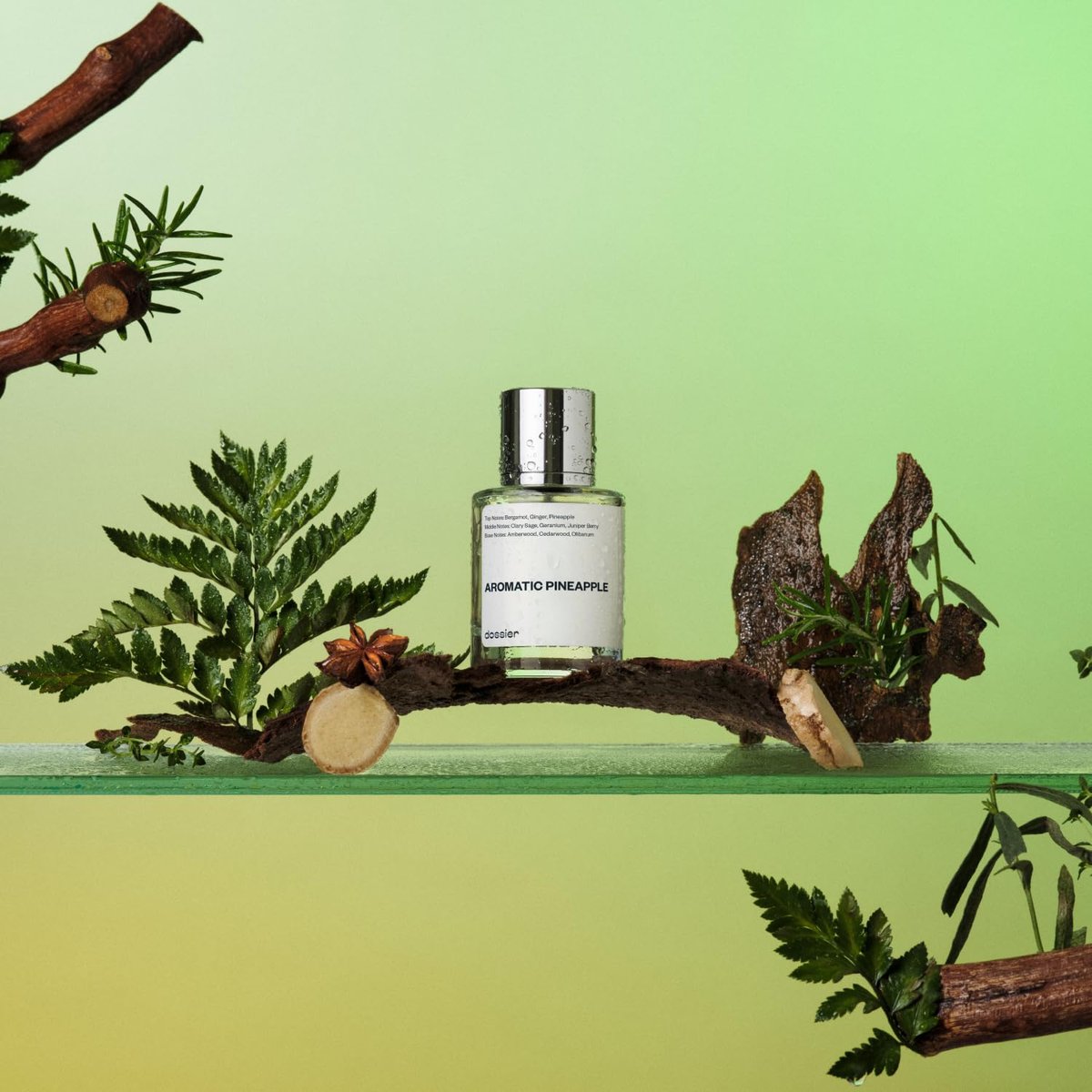 Dossier Aromatic Pineapple Eau de Parfum - Inspired by Yves Saint Laurent - Pure Infused, Paraben-Free, Vegan, for Men - 1.7 oz (50ml) Avelisse