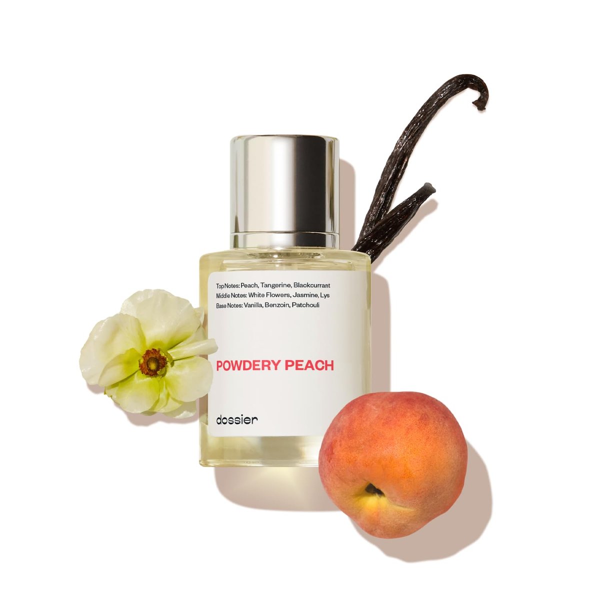 Dossier Powdery Peach Eau de Parfum - Inspired by J.Choo I Want Choo - Luxury Vegan Fragrance for Women - 1.7 Fl Oz Avelisse