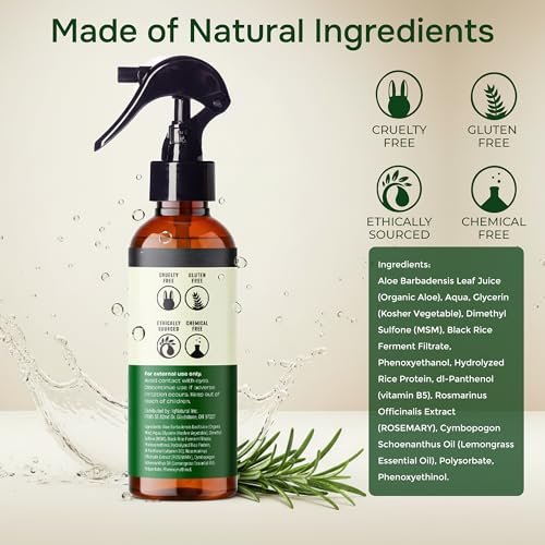 IQNATURAL Rosemary Water Spray for Hair Growth - Root Enhancer, Strengthen & Thicken Hair - Made in USA - 4 oz Avelisse